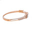 18K Rose Gold & 0.64ct Diamond Bangle (13.3gm)