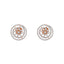 18K Rose Gold & 0.76ct Diamond Stud Earrings (4.1gm)