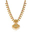22k Yellow Gold Temple Necklace Set w/ Gems & Pearls (125.1gm)