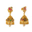 22k Yellow Gold Temple Necklace Set w/ Gems & Pearls (132.2gm)