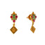 22k Antique Gold, Gem, & Pearls Necklace Set (60.1gm)