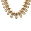22K Antique Gold, Gemstone, Pearl & CZ Temple Jewelry Set (106.1gm)
