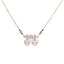 18K Rose Gold & 1ct Diamond Mangalsutra (5.69gm)
