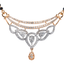 18K Rose Gold & 1ct Diamond Mangalsutra (6.25gm)