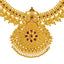 22K Yellow Gold Necklace w/ Ruby (70gm)