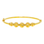 22K Yellow Gold Ball Bead Bangle (13.5gm)