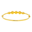22K Yellow Gold Ball Bead Bangle (13.5gm)