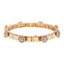 22K Rose Gold and CZ Bangle (19.3gm)