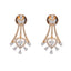 18K Rose Gold & 1.28ct Diamond Pendant Set (8.4gm)