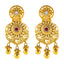 22K Yellow Gold Bridal Necklace Set w/ Kundan & Ruby (79.4gm)