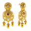22K Yellow Gold Bridal Necklace Set w/ Kundan & Ruby (79.4gm)