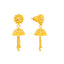 22K Yellow Gold Jhumki Earrings (7.5gm)