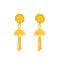 22K Yellow Gold Jhumki Earrings (5.6gm)