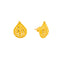22K Yellow Gold Stud Earrings (4.7gm)