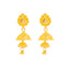 22K Yellow Gold Jhumki Earrings (7.3gm)