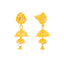 22K Yellow Gold Jhumki Earrings (7.3gm)