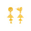 22K Yellow Gold Jhumki Earrings (6.7gm)