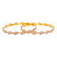22K Yellow & White Gold Kids Bangle Set of 2 (17.5gm)