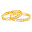22K Yellow & White Gold Bangle Set of 2 (32.3m)
