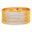 22K Yellow & White Gold Bangle Set of 4 (47.3m)