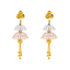 22K Multi-Tone Gold Jhumka Earrings (12.6gm)