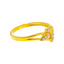22K Yellow Gold & CZ Ring, Size 6 (2gm)