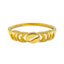 22K Yellow Gold Ring, Size 6.5 (0.8gm)