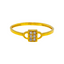 22K Yellow Gold & CZ Ring, Size 7 (1.4gm)