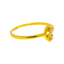 22K Yellow Gold & CZ Ring, Size 6 (1.5gm)