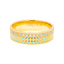 22K Yellow Gold & CZ Ring, Size 9.5 (6gm)