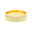 22K Yellow Gold & CZ Ring, Size 9.5 (6gm)