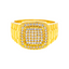 22K Yellow Gold & CZ Ring Size 9.7 (8.6gm)