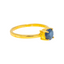 22K Yellow Gold & Sapphire Ring, Size 7 (2.9gm)