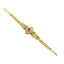 22K Yellow Gold, Kundan, Ruby, and CZ Bracelet (10.9gm)