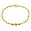 22K Yellow Gold Beaded Bracelet (6.6gm)