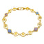 22K Yellow Gold and CZ Bracelet (5.3gm)
