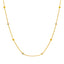 22K Multi-Tone Gold Classic Beaded Chain (6.7gm)