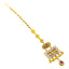 22K Yellow Gold Tikka w/ Kundan, Ruby & CZ (9.4gm)