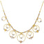 22K Multi-Tone Gold Beaded Chain Necklace (19.6gm)