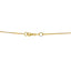 22K Multi-Tone Gold Beaded Chain Necklace (16gm)