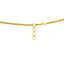 22K Antique Gold Lakshmi Necklace & Jhumki Set, Ruby CZ