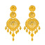 22K Yellow Gold Filigree Necklace Set (137.5gm)