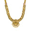 22K Antique Gold, Emerald & Ruby Necklace & Jhumki Set (104.7gm)