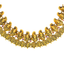 22K Antique Yellow Gold & Ruby Temple Necklace (62.4gm)