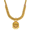 22K Antique Gold CZ Ruby Lakshmi Jhumki Set, 89.6 Grams