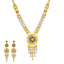 22K Yellow Gold Bimala Necklace & Earrings Set (51.3 grams)