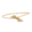 18K Rose Gold & 0.13 ct Diamond Bangle (3.72 grams)