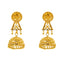 22K Yellow Gold Necklace & Jhumka Earring Set (48.7gm)