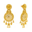 22K Yellow Gold Necklace & Chandbali Earring Set (67.7gm)