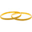 22K Yellow Gold Bangle Set of 2 (27.3gm)